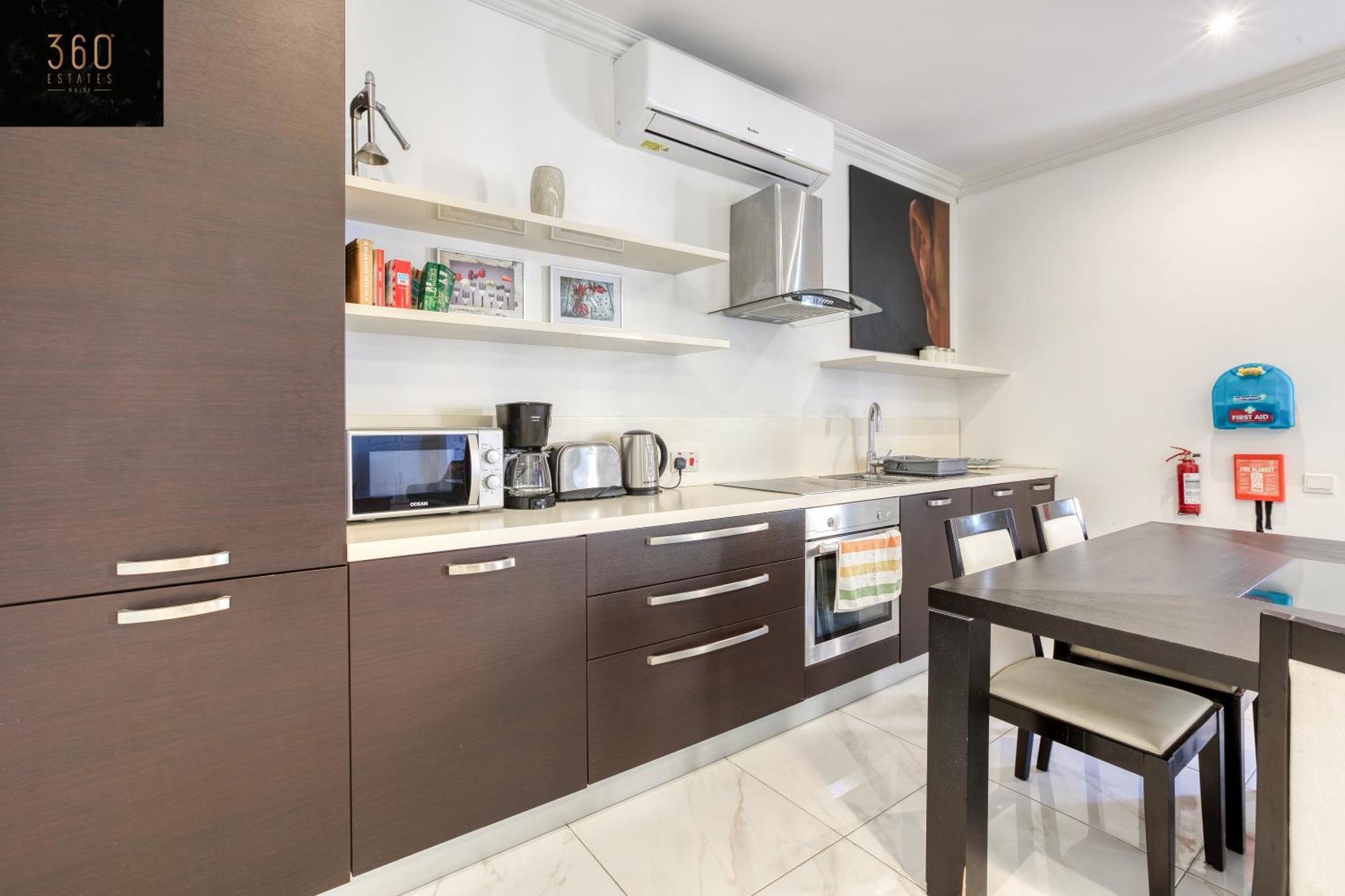 A 1Br Stylish, Fully Equipped Home In The Capital By 360 Estates 瓦莱塔 外观 照片